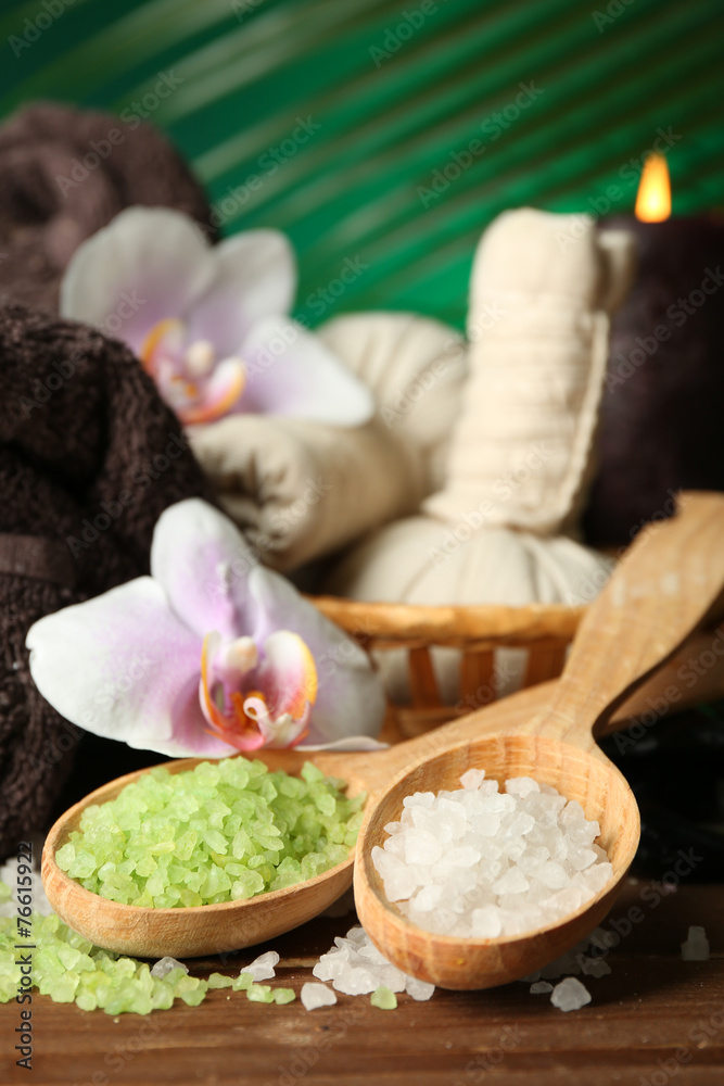 Spa treatments with orchid flowers Spa treatments with orchid flowers