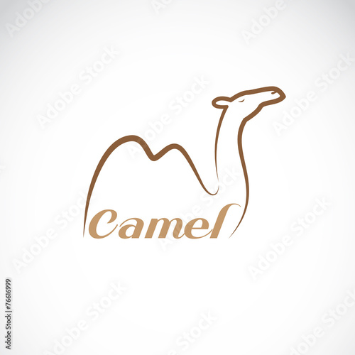 Vector image of an camel design