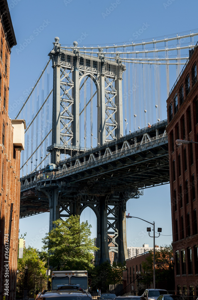 Naklejka premium Manhattan Bridge