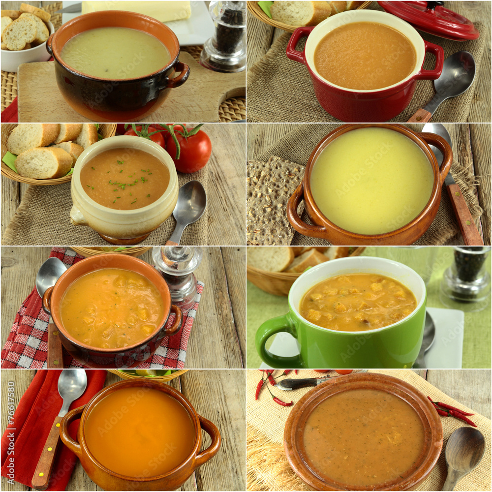 collage soupes