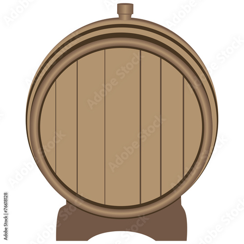 Wooden barrel plugged plug