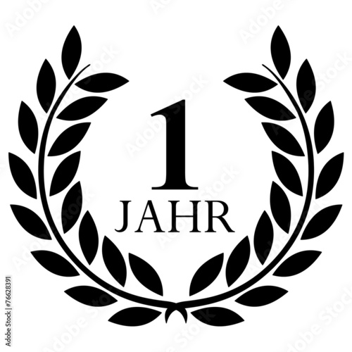 Lorbeerkranz. 1 jahr jubiläum