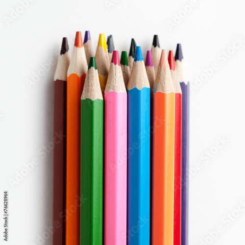 Wallpaper Mural Assortment of colored pencils Torontodigital.ca