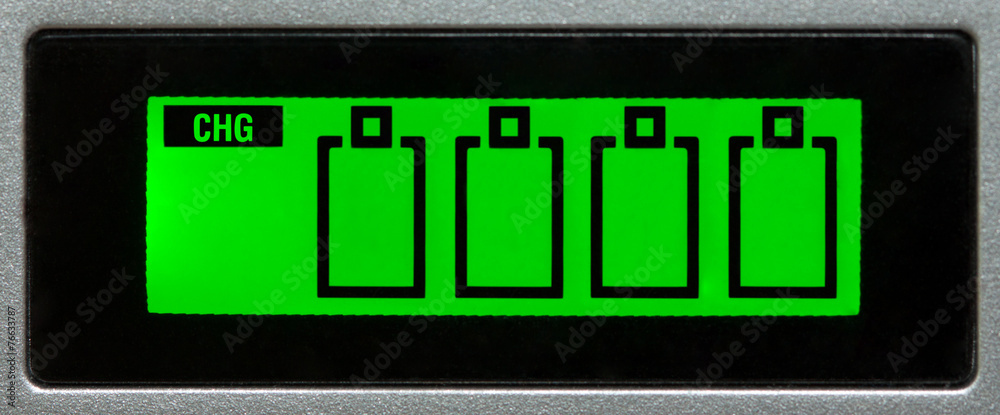 Battery display charging Battery display charging