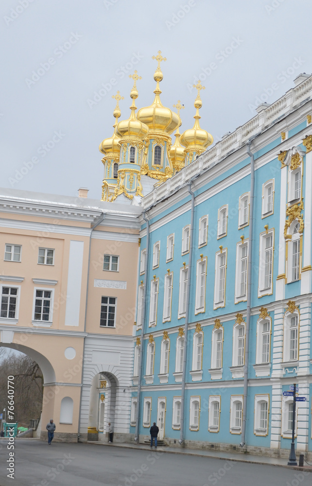 Catherine Palace in Tsarskoye Selo.