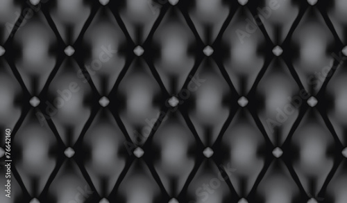 Black luxury quiltn vector seamless pattern