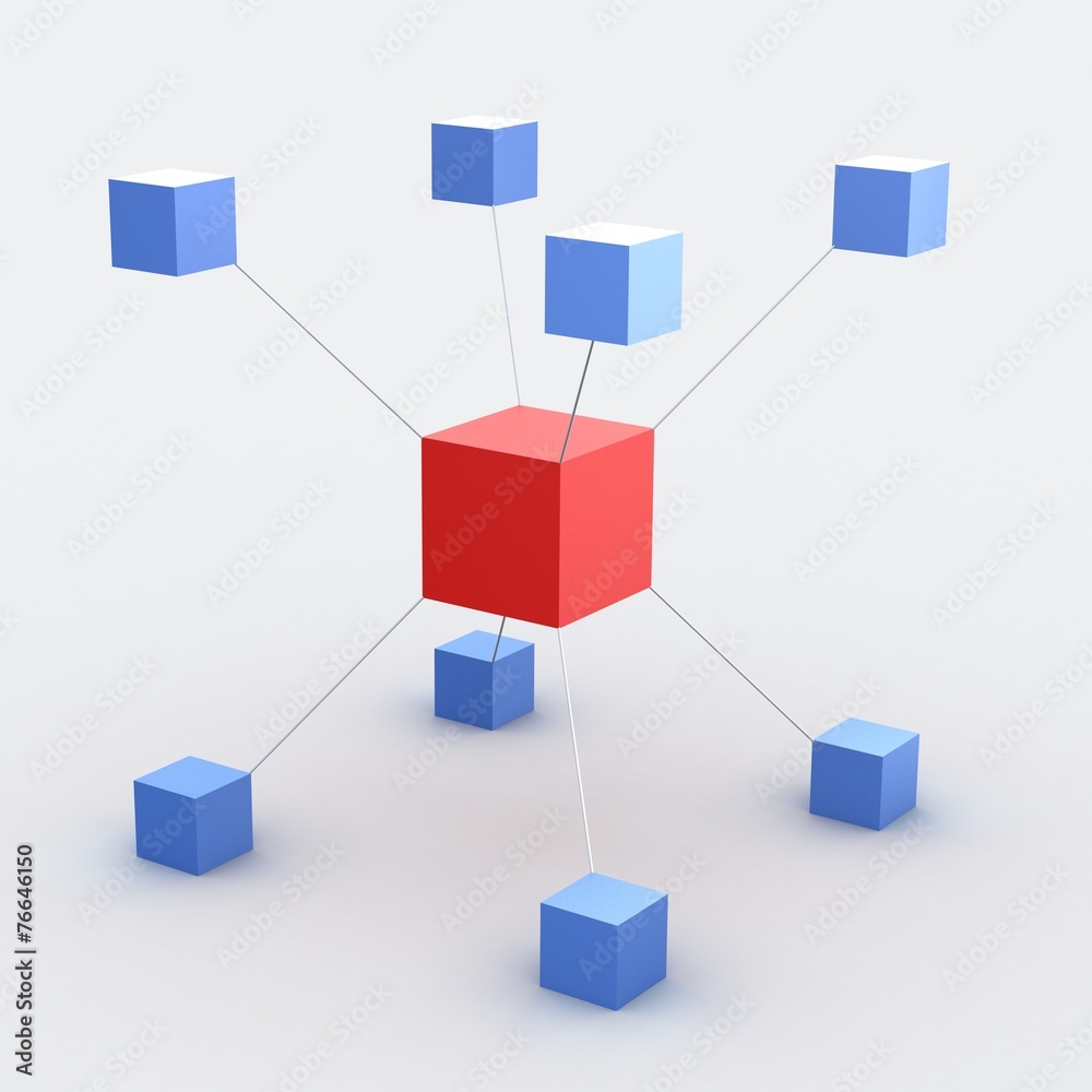 Colorful cubes 3D Colorful cubes 3D
