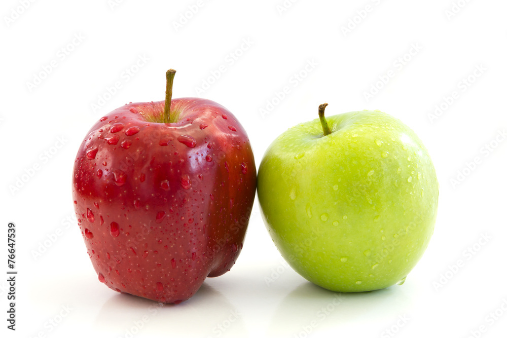 Apples isolated on white background Apples isolated on white background