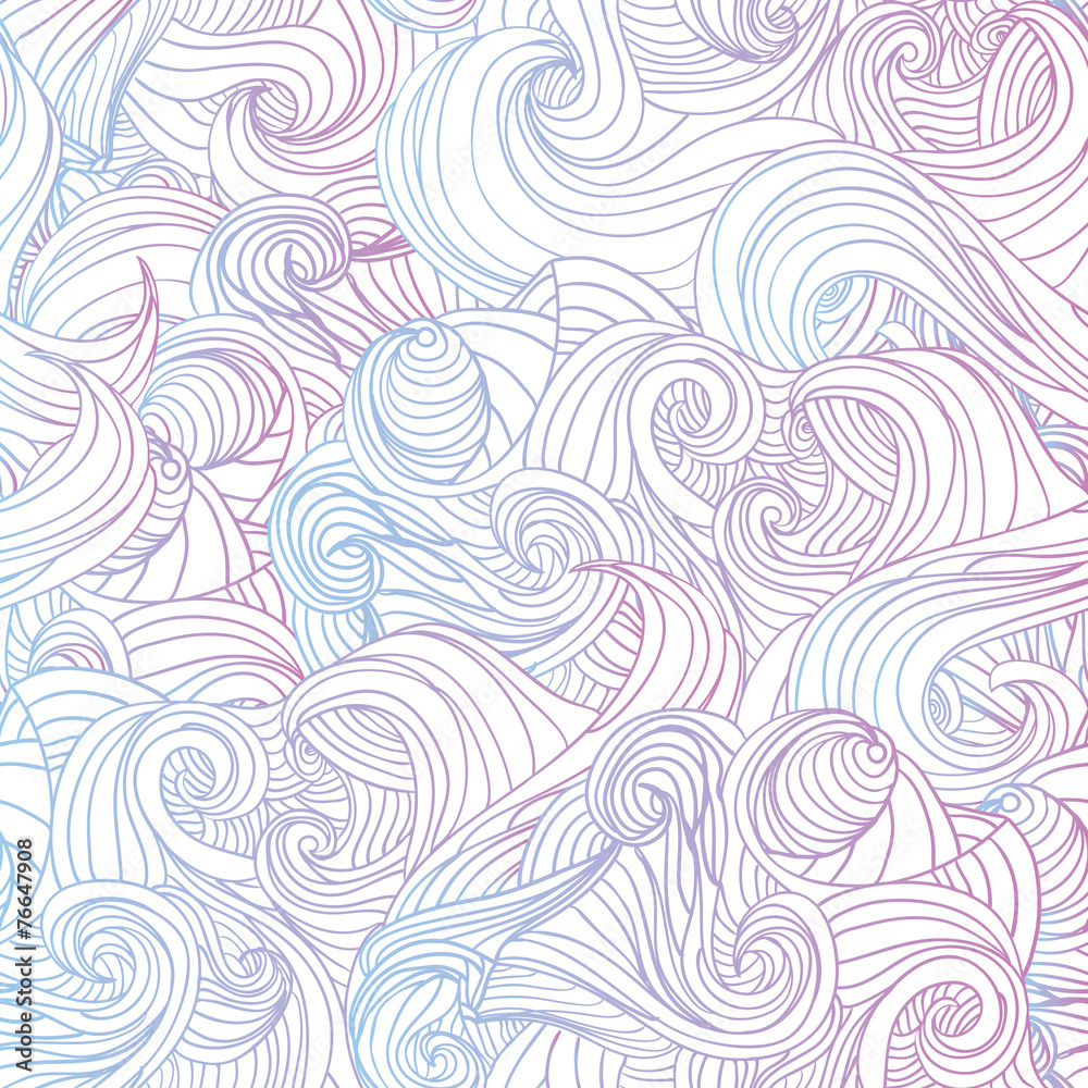 Abstract doodle waves background Abstract doodle waves background