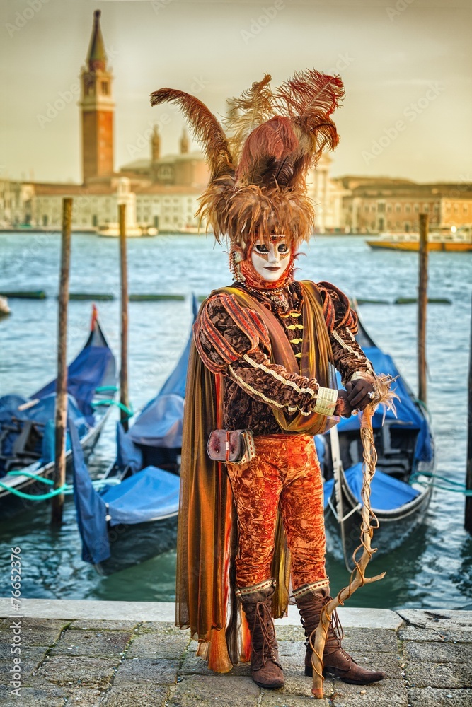 Fototapeta premium Carneval mask in Venice - Venetian Costume