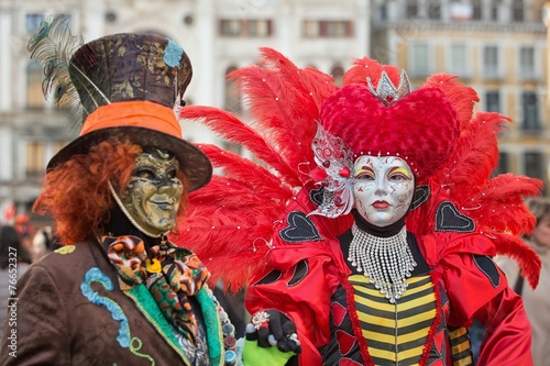 Carneval mask in Venice - Venetian Costume © pitrs