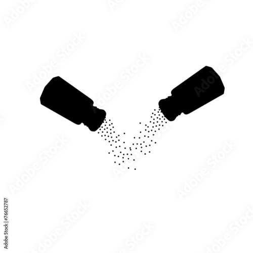 spices black and white vector