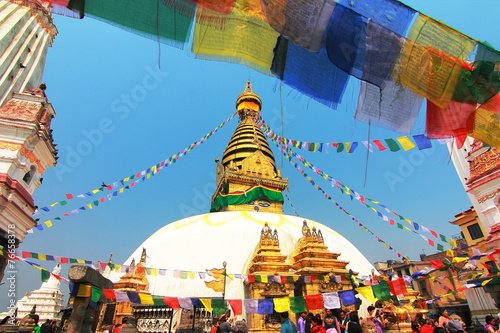 View of Swayambhunath, Kathmandu, Nepal