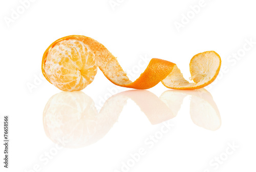 Peeled clementine