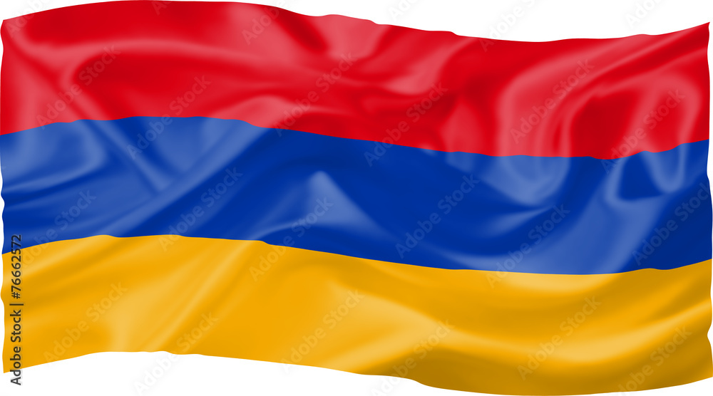 Naklejka premium Flag of Armenia