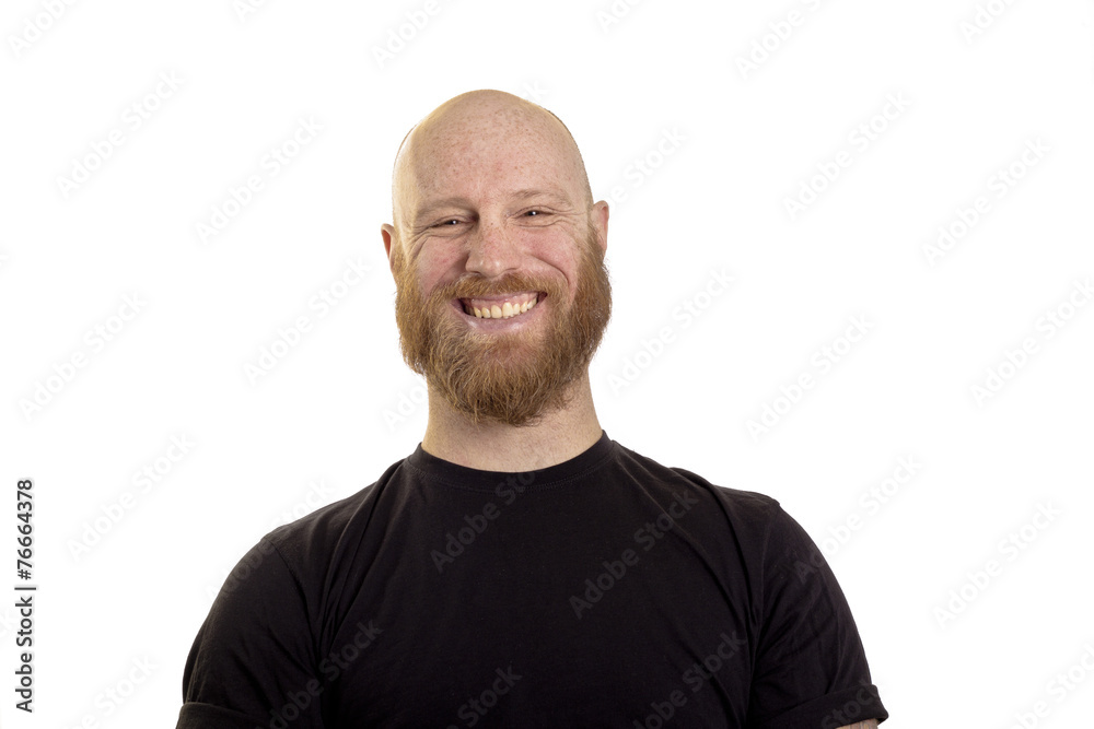 Obraz premium smiling man isolated on white background