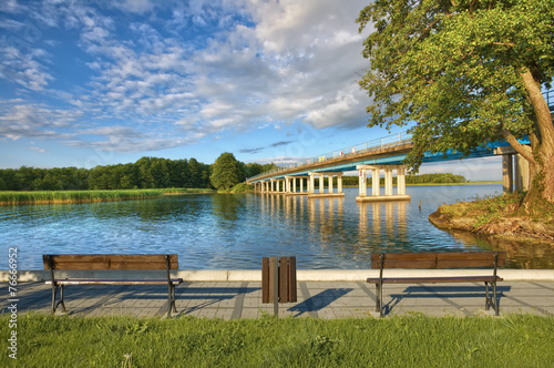 Bridge on lake