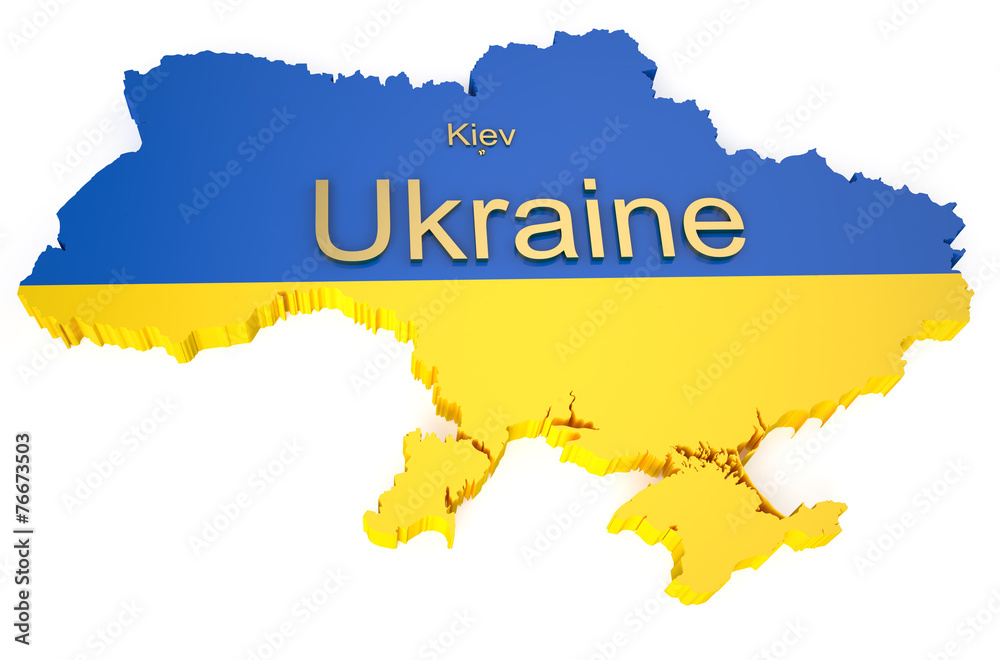 map of Ukraine