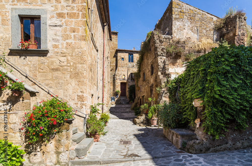 medieval town Bagnoreggio, Italy