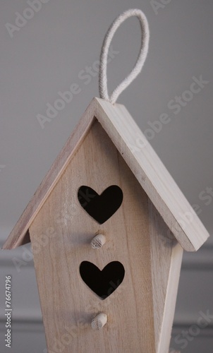 Wooden birdhouse