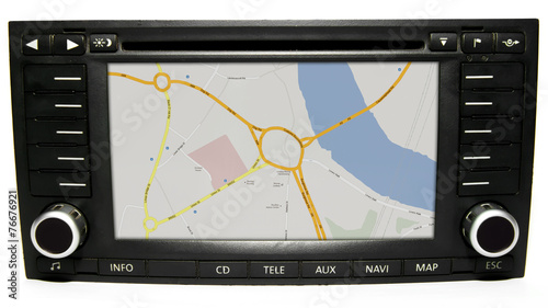 GPS navigator in car