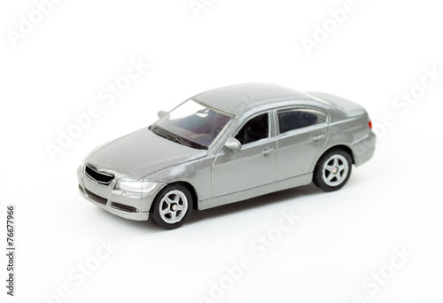 Classic Metal grey model car