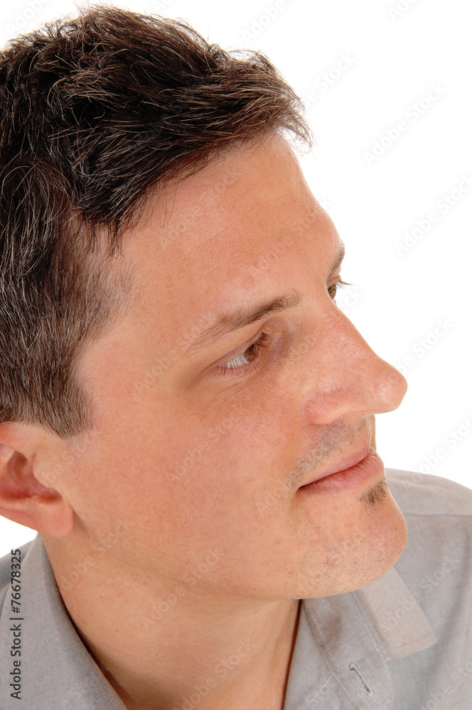 Obraz premium Closeup head shoot of man.