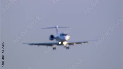 Airplane Landing Runway