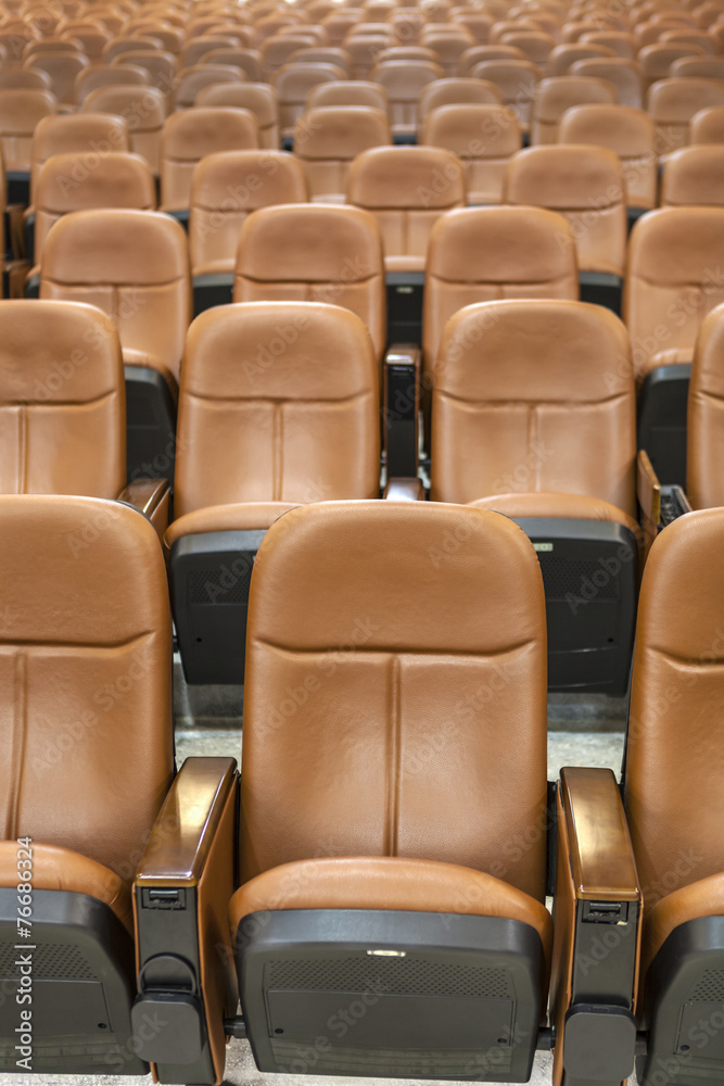 Fototapeta premium seats in convention hall or theather