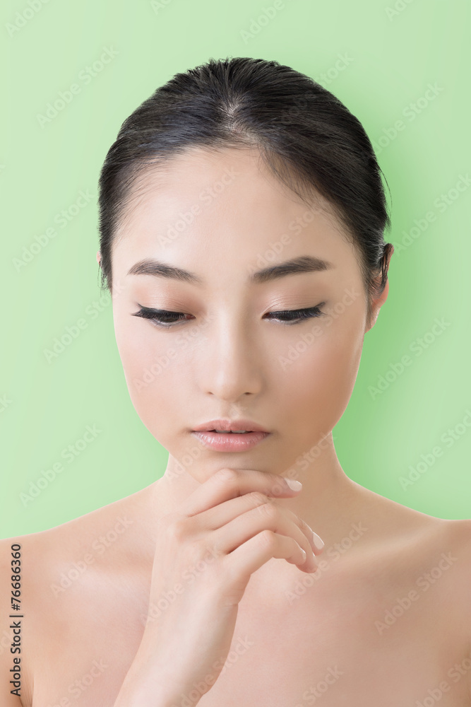 Asian beauty face Asian beauty face