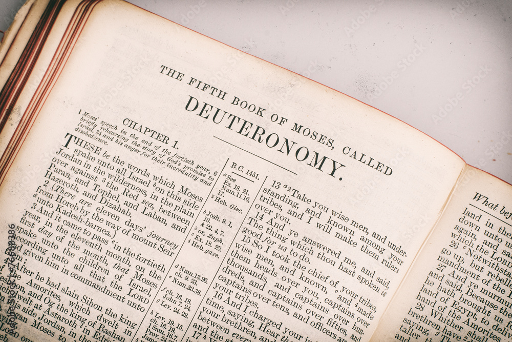 Naklejka premium Scripture from the bible.