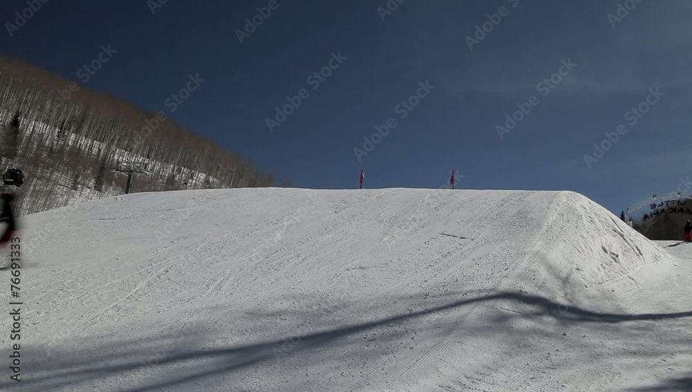 Aspen Skiers Snowboarders Jumps Aspen Skiers Snowboarders Jumps