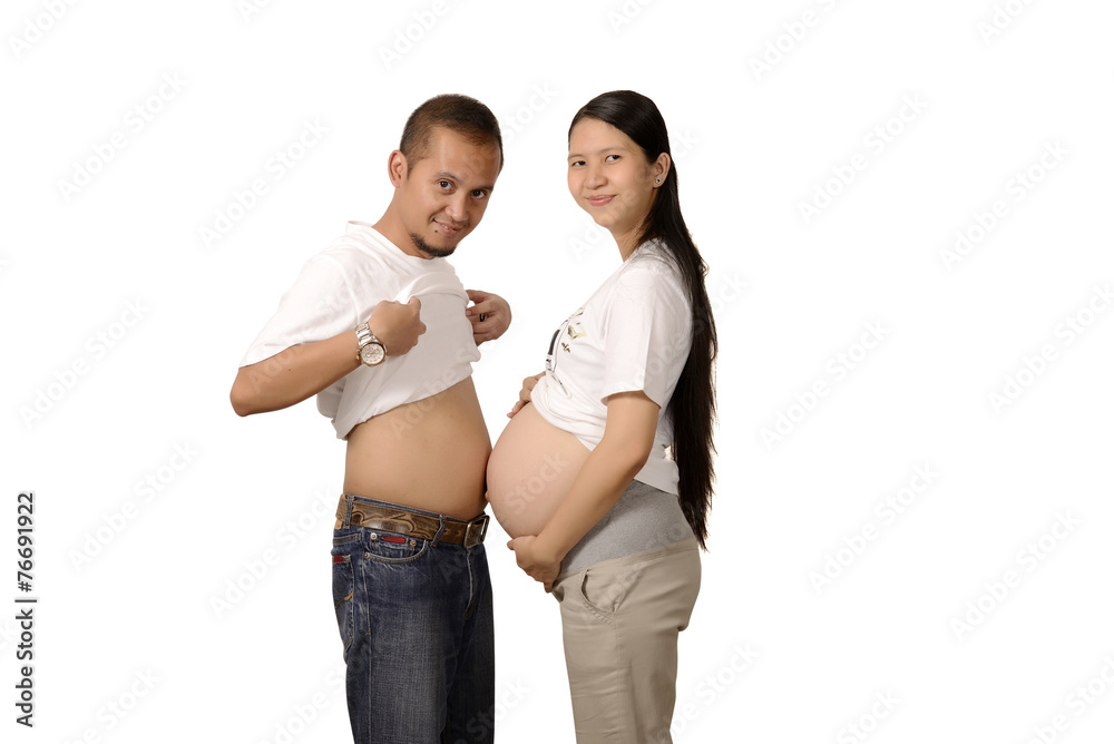 Pregnant Mother And Father Pregnant Mother And Father
