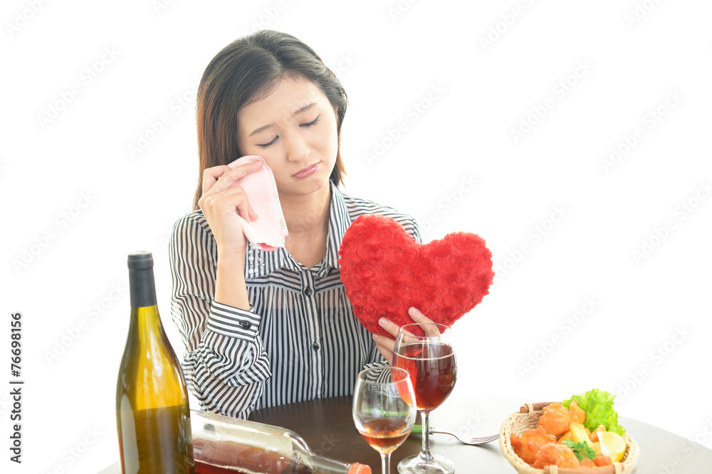 失恋した女性
