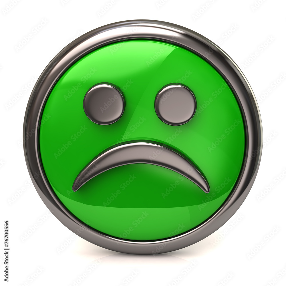 Sad green button Sad green button