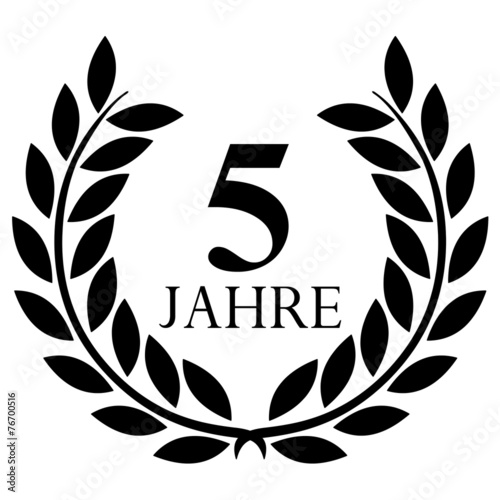 Lorbeerkranz. 5 jahre jubiläum