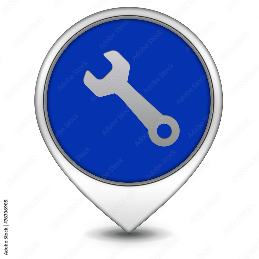 tools pointer icon on white background tools pointer icon on white background