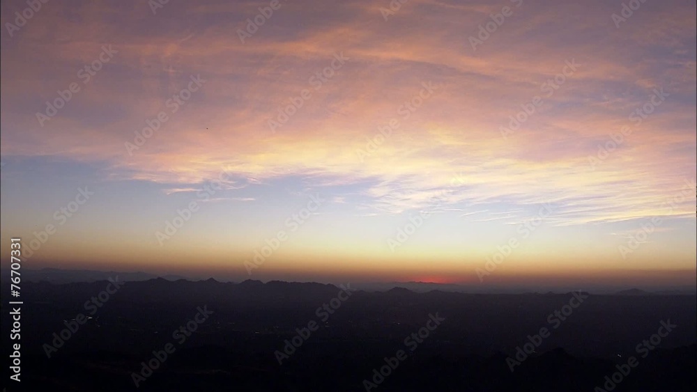 Sunset Arizona Forest Mountains