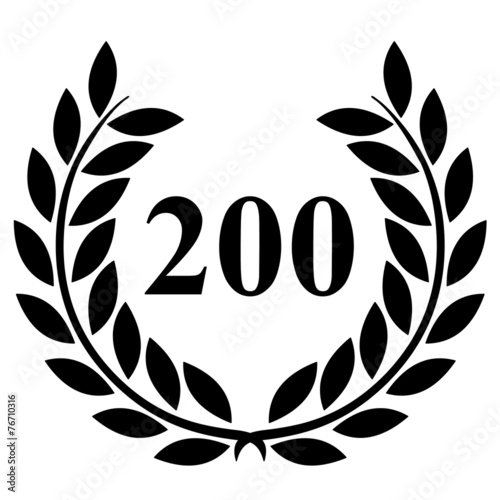 Lauriers 200 sur fond blanc