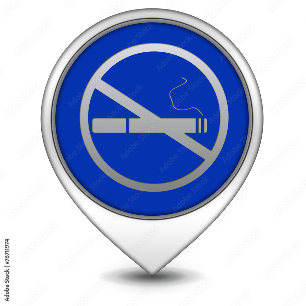 Cigarette pointer icon on white background Cigarette pointer icon on white background