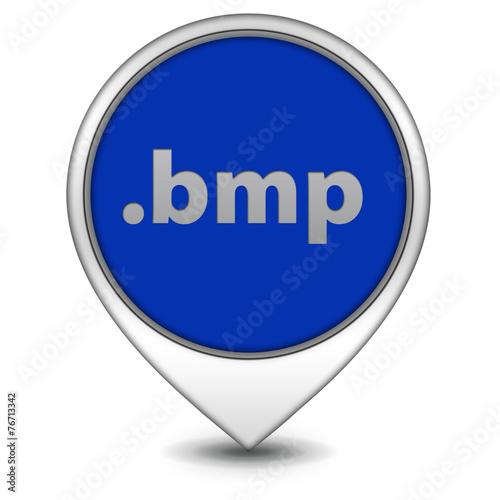 .bmp pointer icon on white background