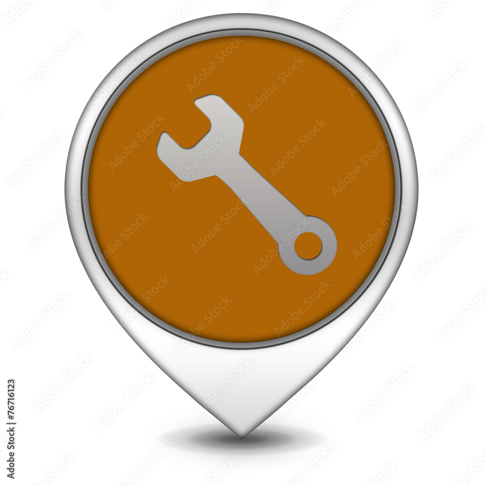 tools pointer icon on white background tools pointer icon on white background