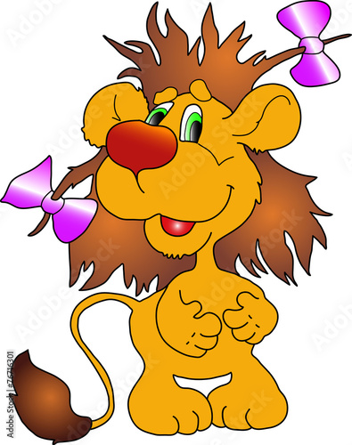 Lion cub.