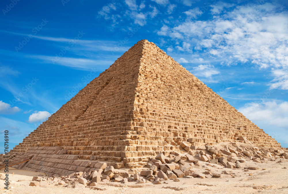 Pyramid of Khufu, Giza, Egypt - obrazy, fototapety, plakaty 