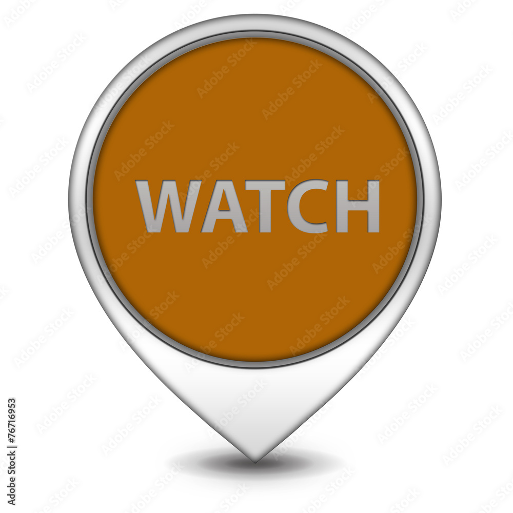 watch pointer icon on white background watch pointer icon on white background