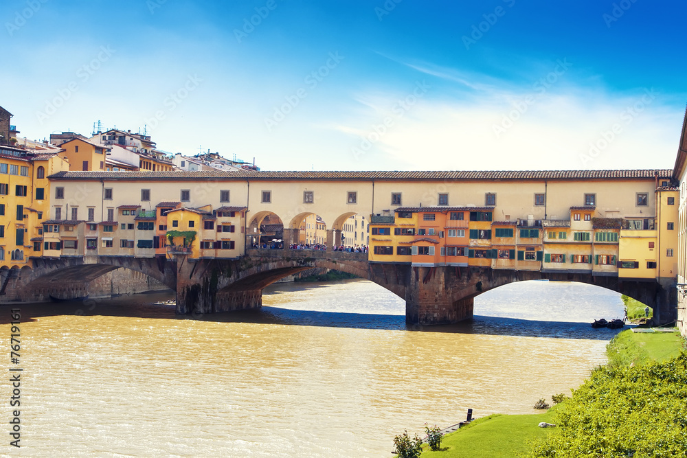 Naklejka premium Ponte Vecchio, Florence