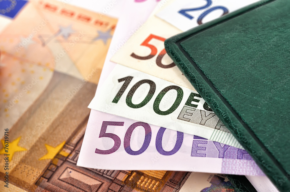 Obraz premium money and diary