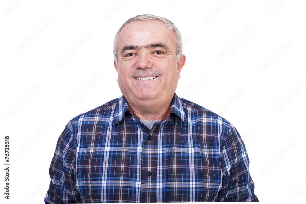 Closeup portrait of a happy man Closeup portrait of a happy man