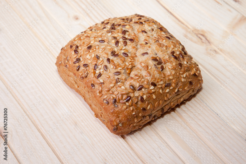 Seeds bread roll Seeds bread roll