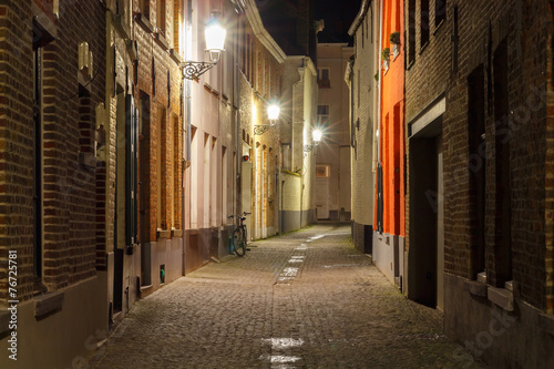 Street in Bruges.